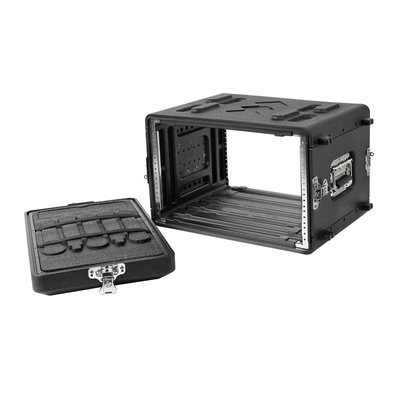 قاب 6U Flight Rack Mount Road Case عمق 15 اینچی برای تقویت کننده صدا