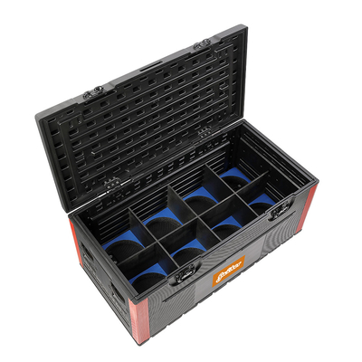 HDPE پلاستیکی Led Par Flight Case PE Lighting Equipment Case Logo سفارشی
