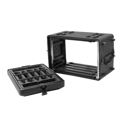 PE 10&quot; Depth 6U Shockmount Rack Case / 6u Shallow Rack Case