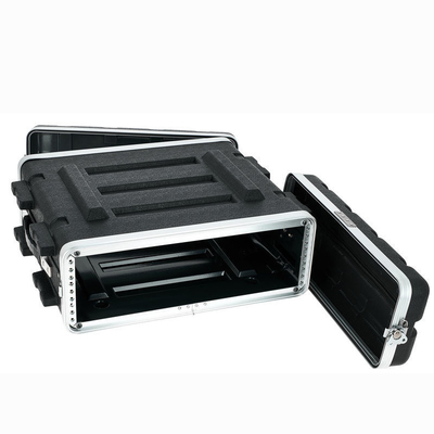 DJ /PA ABS 3U 19 اینچی قفل چرخشی قاب قفسه x 4 480X480x133MM