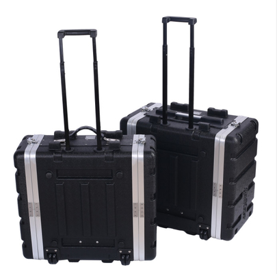 Easy Carry Audio 4U 3U Rolling Rack Case ABS + قاب آلومینیومی