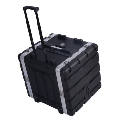 ABS 19 اینچ 10U رولینگ قفسه پرواز با چرخ با چرخ برای صدای DJ