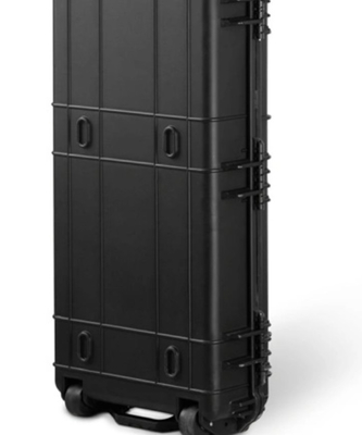 کیف های حمل ابزار چرخ دار IP 67 قاب پلاستیکی PP با چرخ ها مقاوم در برابر مواد شیمیایی