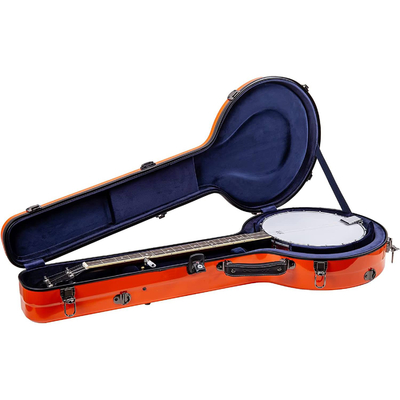 مقاومت در برابر ضربه از فیبرگلاس Hardshell Banjo Case بدون چرخ