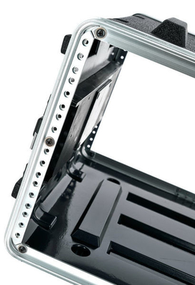 6U ABS Rack Case با درهای قابل جدا شدن برای فضاهای 2U 4U 3U 8U 10U
