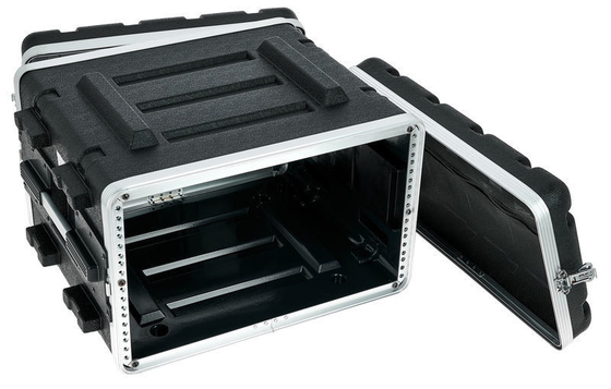 6U ABS Rack Case با درهای قابل جدا شدن برای فضاهای 2U 4U 3U 8U 10U